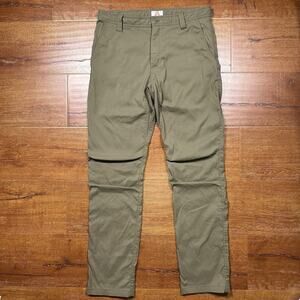 LIVSN Ecotrek Trail Pants Mens 32x32 Green Drawstrings Nature Outdoor Hiking